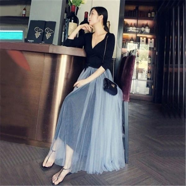skirts 2021 spring summer vintage womens elastic high waist tulle mesh skirt long pleated elegant soft tutu female zz567, Black
skirts 2021 spring summer vintage womens elastic high waist tulle mesh skirt long pleated elegant soft tutu female zz567, Black