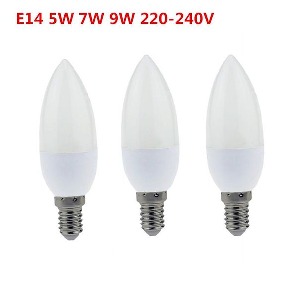 bulbs 10x e14 led candle light for home deco 220-240v 5w / 7w 9w energy saving lamp chandelier lights
bulbs 10x e14 led candle light for home deco 220-240v 5w / 7w 9w energy saving lamp chandelier lights