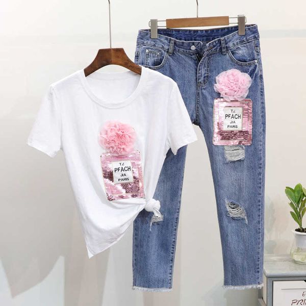 women's two piece pants -camisetas de lentejuelas para mujer, conjuntos pantalones vaqueros, hasta la pantorrilla + pantalone wctm, White
women's two piece pants -camisetas de lentejuelas para mujer, conjuntos pantalones vaqueros, hasta la pantorrilla + pantalone wctm, White