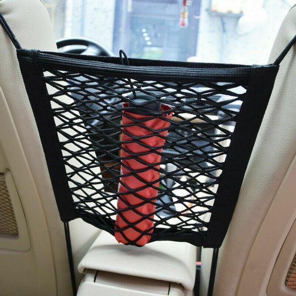 car organizer back rear trunk seat elastic string net mesh storage bag hanging supplies
car organizer back rear trunk seat elastic string net mesh storage bag hanging supplies