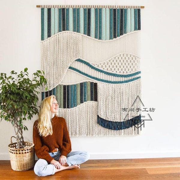 nordic simple tapestry bohemian art colorful pastel macrame mural tapestry cotton stripe wandteppich house decoration di50gt
nordic simple tapestry bohemian art colorful pastel macrame mural tapestry cotton stripe wandteppich house decoration di50gt