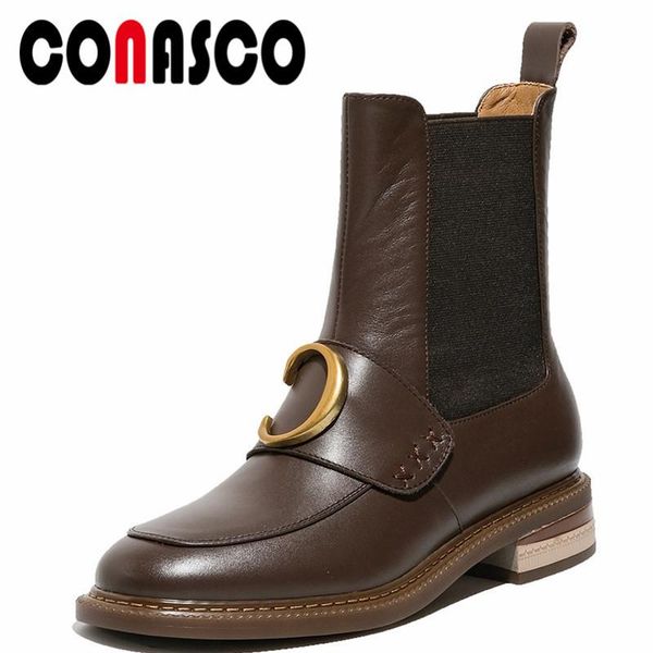 boots conasco brand design women ankle autumn winter warm cow leather party causal prom office concise metal woman, Black
boots conasco brand design women ankle autumn winter warm cow leather party causal prom office concise metal woman, Black