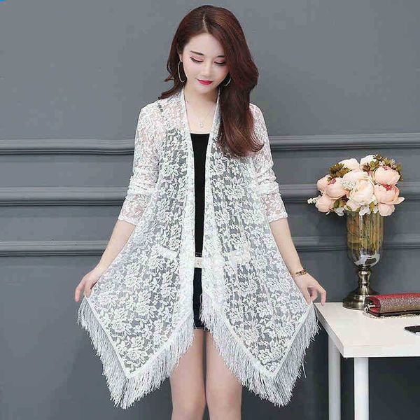 women's knits & tees women tassel shirt ladies white v-neck lace blouse kimono fashion spring summer cardigan cover 6ob9
women's knits & tees women tassel shirt ladies white v-neck lace blouse kimono fashion spring summer cardigan cover 6ob9
