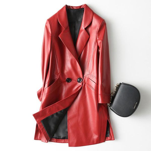 women's leather & faux 2021 genuine jacket women sheepskin coat slim autumn winter korean real campera mujer kqn22100-6 kj2332, Black
women's leather & faux 2021 genuine jacket women sheepskin coat slim autumn winter korean real campera mujer kqn22100-6 kj2332, Black