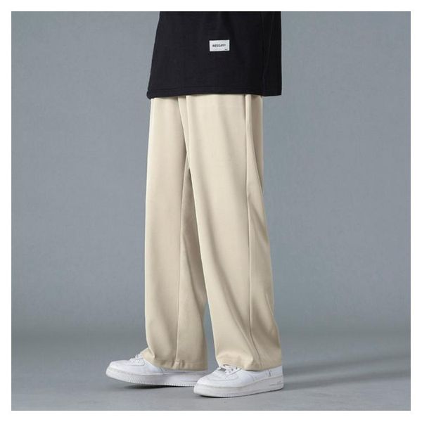 men's pants 2021 drape straight trousers korean version of the trend all-match large size suit and women's vertical str, Black
men's pants 2021 drape straight trousers korean version of the trend all-match large size suit and women's vertical str, Black