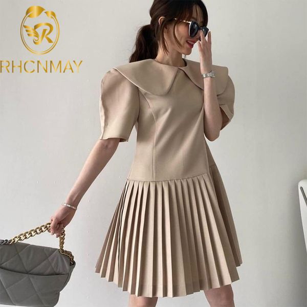 korea vintage solid pleated dress women summer elegant loose pure peter pan neck mini dresses femme puff sleeve dress vestidosswimwear bathi, Black;gray
korea vintage solid pleated dress women summer elegant loose pure peter pan neck mini dresses femme puff sleeve dress vestidosswimwear bathi, Black;gray
