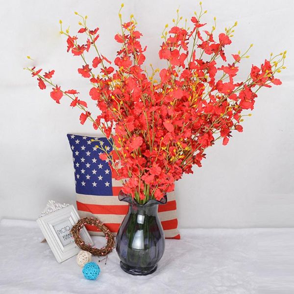 1pcs/lot multi colors dancing orchids branches artificial oncidium orchid silk cloth flower home wedding party decoration
1pcs/lot multi colors dancing orchids branches artificial oncidium orchid silk cloth flower home wedding party decoration