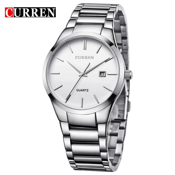 wristwatches curren luxury classic fashion business men watches display date quartz-watch wristwatch stainless steel male clock reloj hombre, Slivery;brown
wristwatches curren luxury classic fashion business men watches display date quartz-watch wristwatch stainless steel male clock reloj hombre, Slivery;brown
