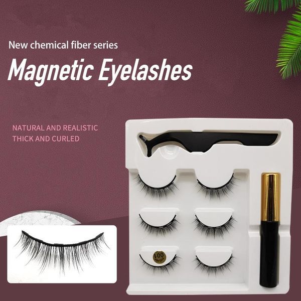 false eyelashes 3 pairs magnetic 3d synthetic hair makeup lashes eyeliner tweezers set natural short f
false eyelashes 3 pairs magnetic 3d synthetic hair makeup lashes eyeliner tweezers set natural short f