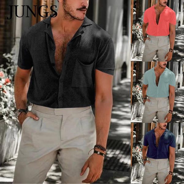men's casual shirts men shirt fashion solid color harajuku streetwear spring summer quick dry short sleeve loose man all-match, White;black
men's casual shirts men shirt fashion solid color harajuku streetwear spring summer quick dry short sleeve loose man all-match, White;black
