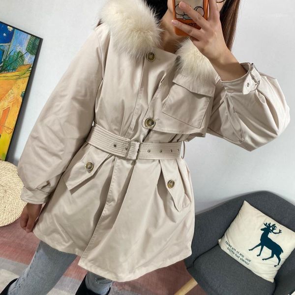 women's down & parkas jacket hooded coat real fur collar female winter 90% white duck jackets warm thick clothes pph12271, Black
women's down & parkas jacket hooded coat real fur collar female winter 90% white duck jackets warm thick clothes pph12271, Black