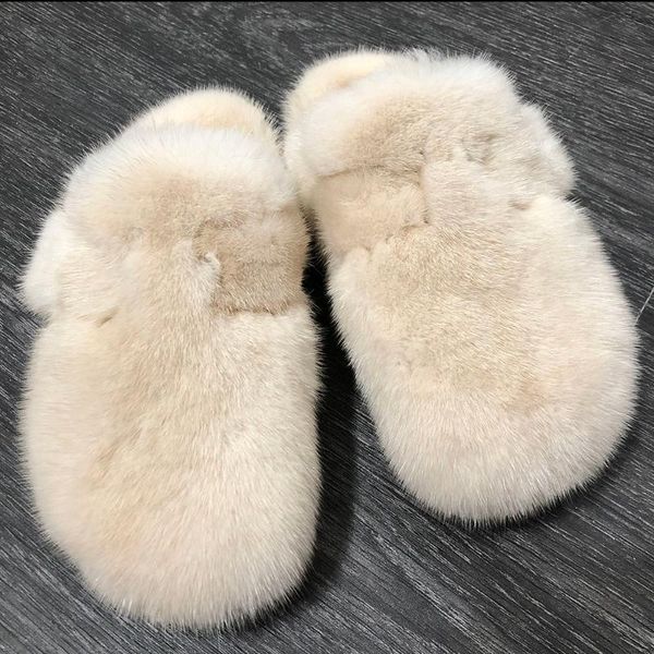 yoloagain real slides women flat flurry house slippers, Black