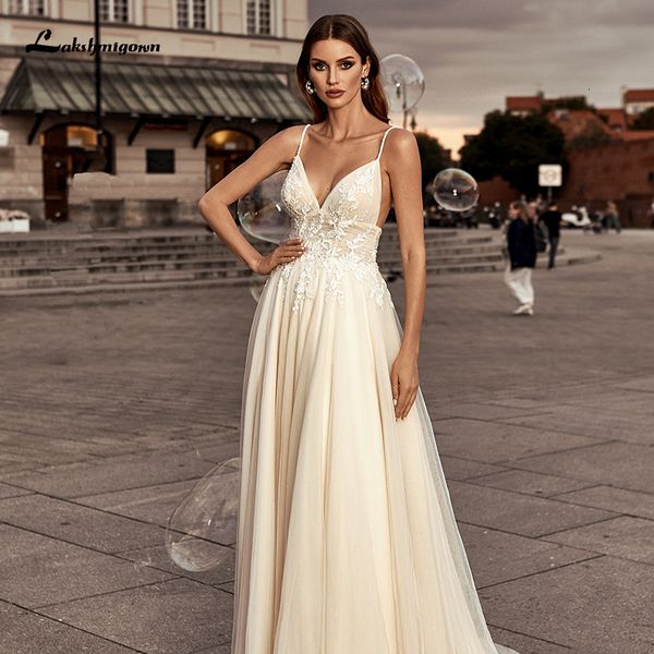 2021 new spaghetti straps tulle wedding v neck robe mariee lace appliques elegant a line bridal gown vestido de novia awi4, White
2021 new spaghetti straps tulle wedding v neck robe mariee lace appliques elegant a line bridal gown vestido de novia awi4, White