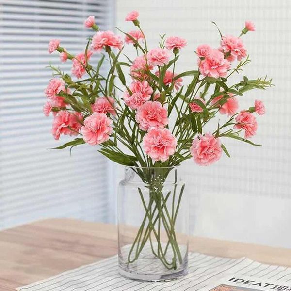decorative flowers & wreaths 71cm carnation artificial branch 6 heads silk fake flower for wedding living room bedroom decoration accessorie
decorative flowers & wreaths 71cm carnation artificial branch 6 heads silk fake flower for wedding living room bedroom decoration accessorie