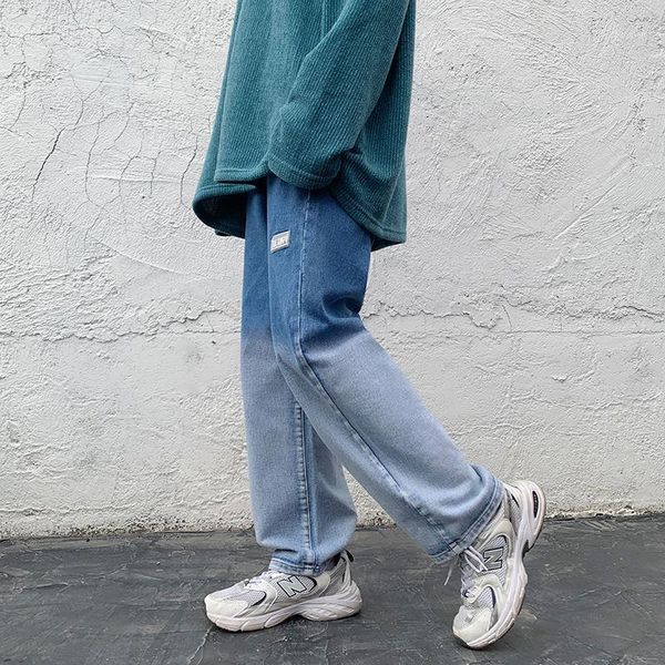 men's jeans 2021 gradient pants spring fashion men clothing straight casual denim trousers male black/blue s-5xl
men's jeans 2021 gradient pants spring fashion men clothing straight casual denim trousers male black/blue s-5xl