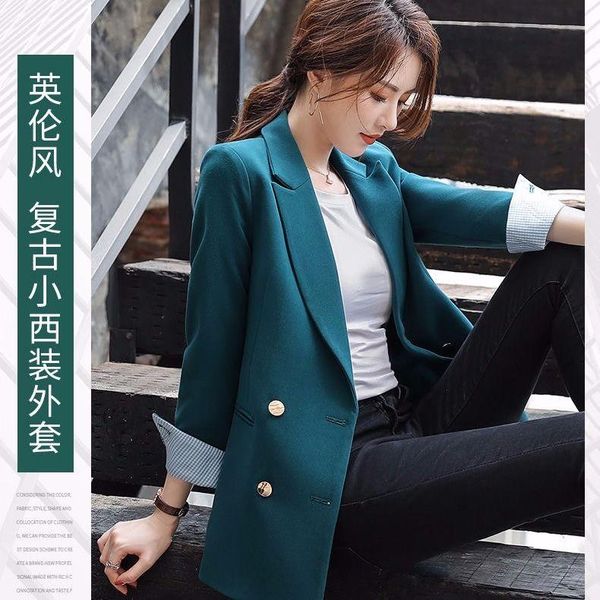 women's suits & blazers blazer women spring and autumn suit coat female loose-fitting casual veste femme, White;black
women's suits & blazers blazer women spring and autumn suit coat female loose-fitting casual veste femme, White;black