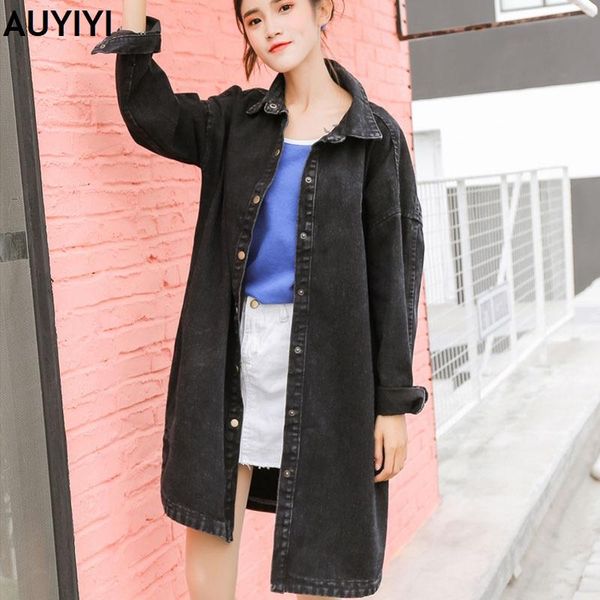 women's jackets 2021 korean version of harajuku bf wind denim jacket student personality loose mid-length windbreaker auyiyi, Black;brown
women's jackets 2021 korean version of harajuku bf wind denim jacket student personality loose mid-length windbreaker auyiyi, Black;brown
