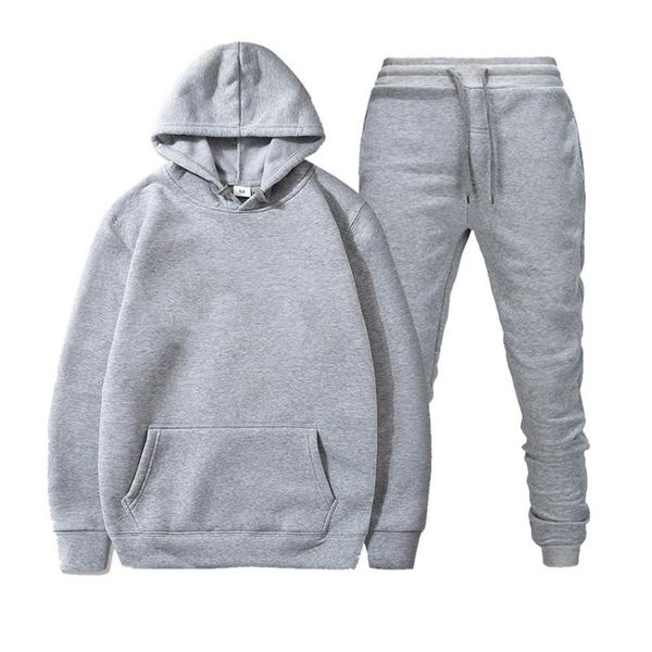 sparsil fashion hoodies set men hoodies+pants 2 pieces suit women tracksuit solid color sweatshirt sport suit streetwear, Gray
sparsil fashion hoodies set men hoodies+pants 2 pieces suit women tracksuit solid color sweatshirt sport suit streetwear, Gray