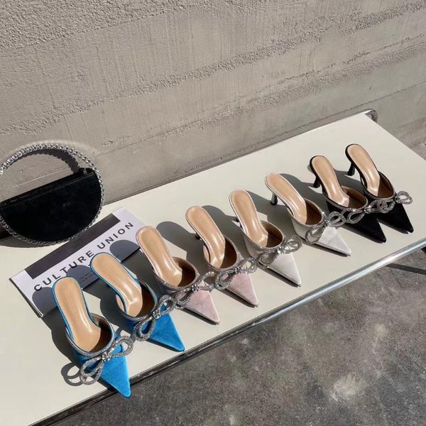 rhinestone bow design women slippers shallow slip on mules thin high heels casual slides slippers fashion pumps party slides 39, Black
rhinestone bow design women slippers shallow slip on mules thin high heels casual slides slippers fashion pumps party slides 39, Black