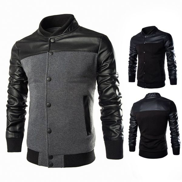 winter mens jackets fashion washed leather jacket stand collar slim fit button cardigan coat various color styles, Black;brown
winter mens jackets fashion washed leather jacket stand collar slim fit button cardigan coat various color styles, Black;brown