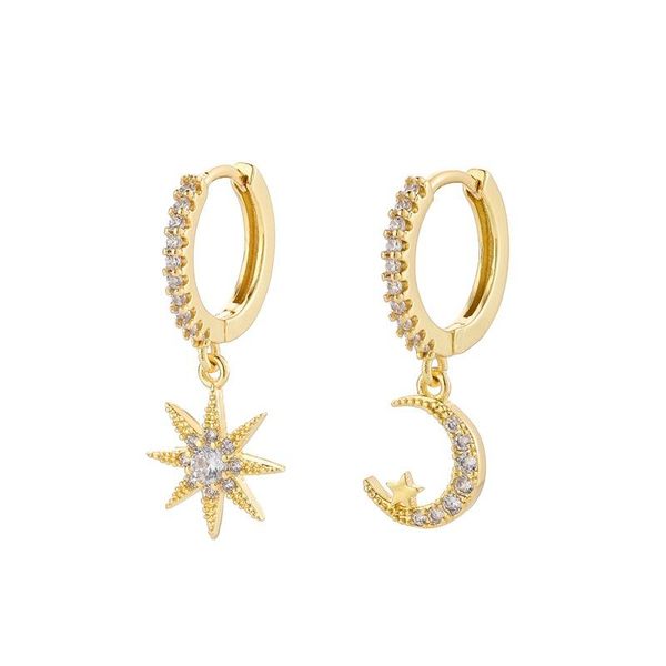 dangle & chandelier 2021 cute star moon earrings for women drop asymmetric earings cz crystal classic geometric korean jewelry gift, Silver
dangle & chandelier 2021 cute star moon earrings for women drop asymmetric earings cz crystal classic geometric korean jewelry gift, Silver