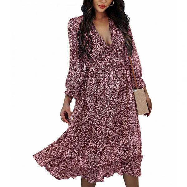 casual dresses boho women summer dress printed v neck ruffles large hem long sleeve beach for ladies female vestidos, Black;gray
casual dresses boho women summer dress printed v neck ruffles large hem long sleeve beach for ladies female vestidos, Black;gray