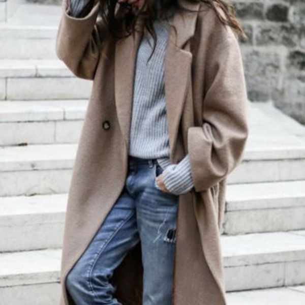 new 2021 winter long overcoat female coat turn down collar windbreaker solid women jacket with pocket plus size 3xl 0t0t, Black
new 2021 winter long overcoat female coat turn down collar windbreaker solid women jacket with pocket plus size 3xl 0t0t, Black