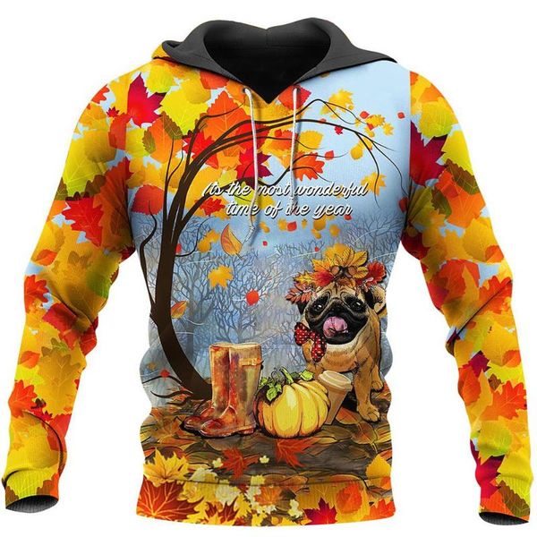 men's hoodies & sweatshirts cute pug and autumn leaves 3d overall printed hooded pullover harajuku casual zipper hoodie sweatshi, Black
men's hoodies & sweatshirts cute pug and autumn leaves 3d overall printed hooded pullover harajuku casual zipper hoodie sweatshi, Black