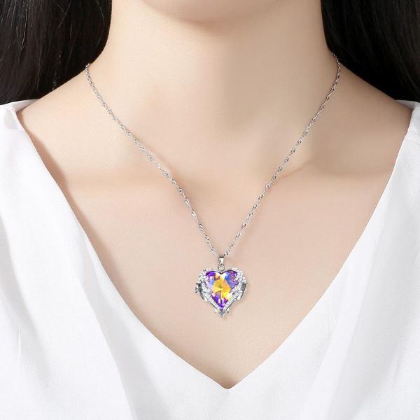chokers heart pendant choker necklace silver-color bottom rhinestone crystal tricolor jewelry temperament angel, Golden;silver
chokers heart pendant choker necklace silver-color bottom rhinestone crystal tricolor jewelry temperament angel, Golden;silver