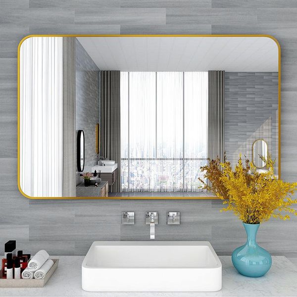 mirrors modern aluminum alloy rectangular round angle bathroom mirror living room make-up wall
mirrors modern aluminum alloy rectangular round angle bathroom mirror living room make-up wall