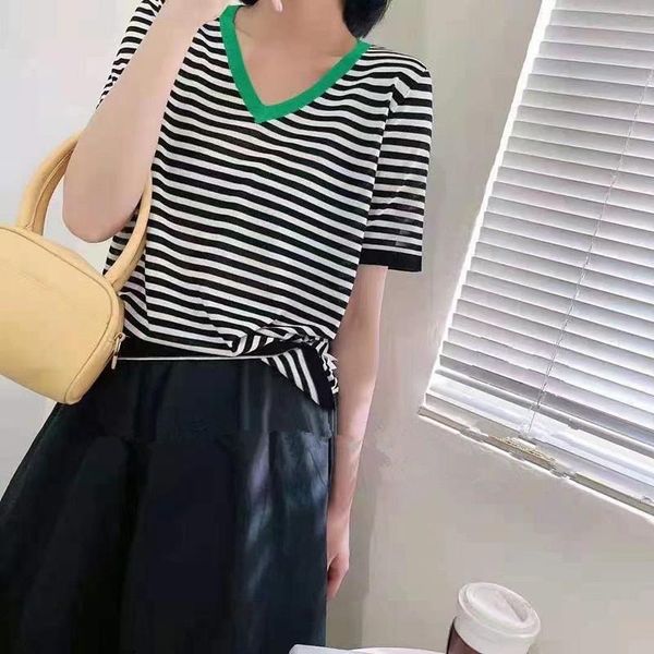 women's sweaters 2021 time-limited promotion 20575 (2 room 1 row 5) not make web celebrity figure v-neck stripes short sleeve t-shirt [, White;black
women's sweaters 2021 time-limited promotion 20575 (2 room 1 row 5) not make web celebrity figure v-neck stripes short sleeve t-shirt [, White;black