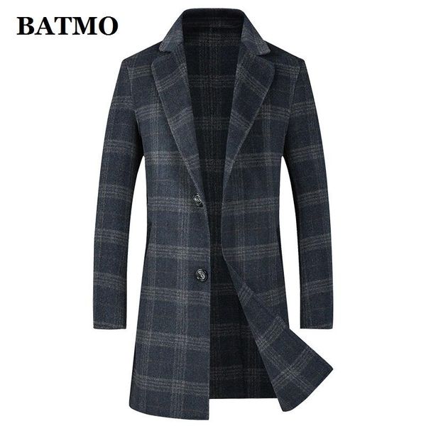 men's wool & blends batmo 2021 arrival 80% plaid trench coat men,men's jackets ,plus-size m-3xl lb, Black
men's wool & blends batmo 2021 arrival 80% plaid trench coat men,men's jackets ,plus-size m-3xl lb, Black