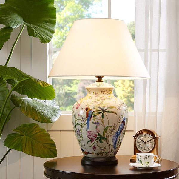 table lamps flower and bird hand-painted crack glaze ceramic lamp for living room bedroom bedside
table lamps flower and bird hand-painted crack glaze ceramic lamp for living room bedroom bedside
