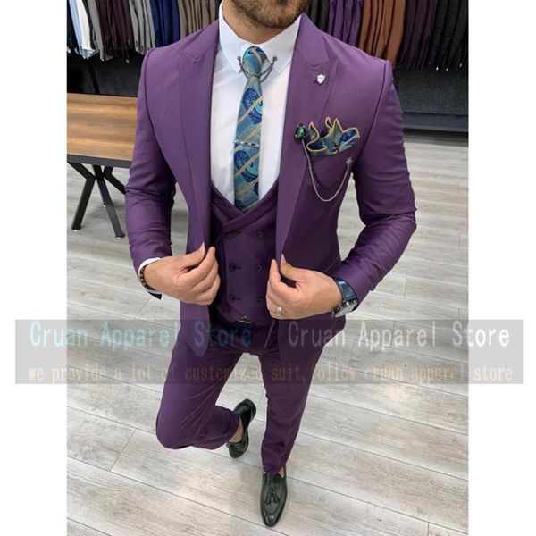 men's suits & blazers tailor-made purple mens set formal slim fit groomsmen groom wedding tuxedo business jacket double breasted vest p, White;black
men's suits & blazers tailor-made purple mens set formal slim fit groomsmen groom wedding tuxedo business jacket double breasted vest p, White;black