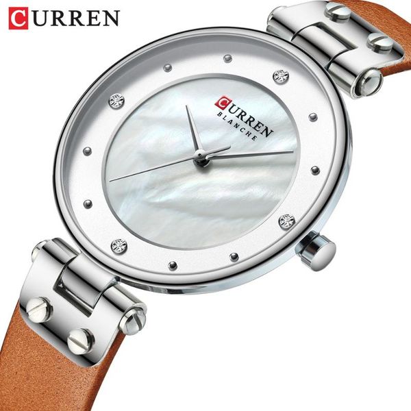 wristwatches women watches curren fashion casual ladies waterproof quartz watch leather dress girl clock relogio feminino, Slivery;brown
wristwatches women watches curren fashion casual ladies waterproof quartz watch leather dress girl clock relogio feminino, Slivery;brown