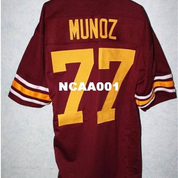 001 #77 anthony munoz usc trojans custom stitched jersey retro college jersey size s-4xl or custom any name or number jersey, Black
001 #77 anthony munoz usc trojans custom stitched jersey retro college jersey size s-4xl or custom any name or number jersey, Black