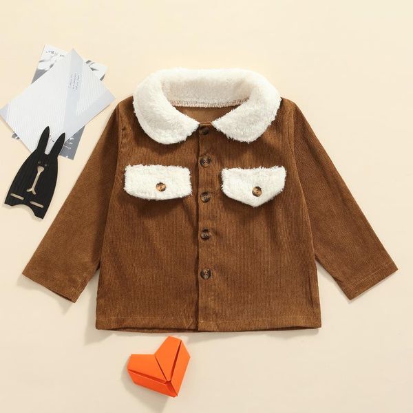 jackets children baby boys girl contrast coat loose fit outerwear infant long sleeve lapel neck button-up jacket toddler clothing, Blue;gray
jackets children baby boys girl contrast coat loose fit outerwear infant long sleeve lapel neck button-up jacket toddler clothing, Blue;gray