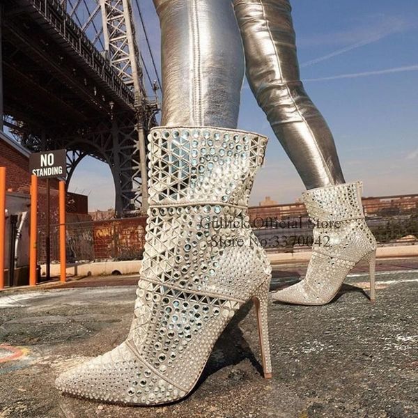 boots elegant bling crystal ankle pointed toe triangle beaded wedding dress shoes back zipper stiletto heel runway, Black
boots elegant bling crystal ankle pointed toe triangle beaded wedding dress shoes back zipper stiletto heel runway, Black