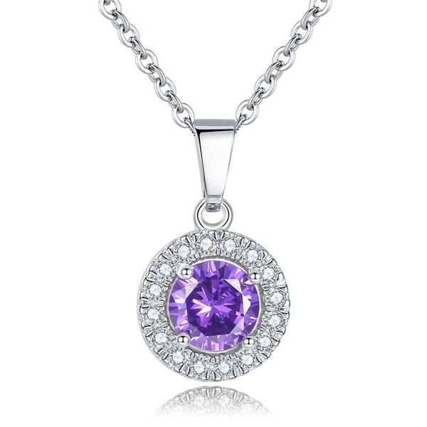 pendant necklaces 2021 classical high-quality round zircon fine crystal clavicle women&girl party jewelry gift, Silver
pendant necklaces 2021 classical high-quality round zircon fine crystal clavicle women&girl party jewelry gift, Silver