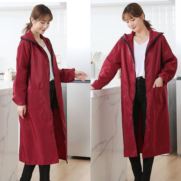 women's trench coats 020 women waterproof windbreaker female spring autumn raincoat ladies external wear thicken coat jacket b575, Tan;black
women's trench coats 020 women waterproof windbreaker female spring autumn raincoat ladies external wear thicken coat jacket b575, Tan;black