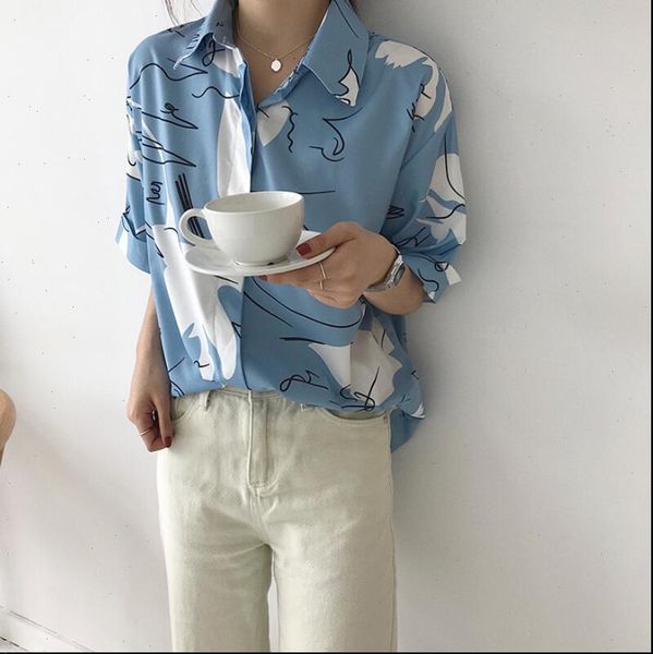 spring summer womens korean loose harajuku personality graffiti printed short sleeved shirt drop shipping good quality, White
spring summer womens korean loose harajuku personality graffiti printed short sleeved shirt drop shipping good quality, White