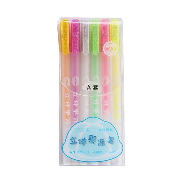 highlighters h8wa 6 pcs fluorescent gel pen 3d jelly pens painting kits for scrapbook travel journal planner, Black;red
highlighters h8wa 6 pcs fluorescent gel pen 3d jelly pens painting kits for scrapbook travel journal planner, Black;red