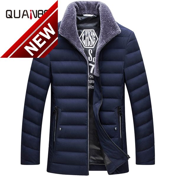 new style autumn men winter down coat stand collar white duck jacket male outerwear warm hardy -30, Black
new style autumn men winter down coat stand collar white duck jacket male outerwear warm hardy -30, Black