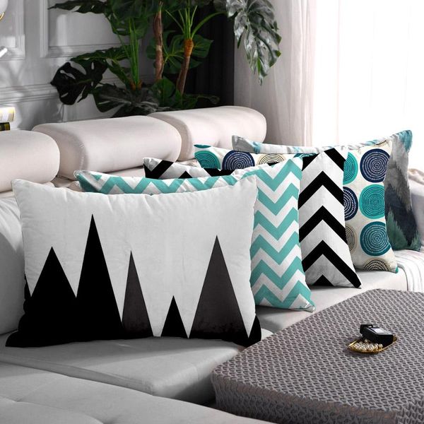 cushion/decorative pillow fuwatacchi rectangle blue cushion cover geometric throw pillowcase for sofa decorative wave pillows covers 30*50cm
cushion/decorative pillow fuwatacchi rectangle blue cushion cover geometric throw pillowcase for sofa decorative wave pillows covers 30*50cm