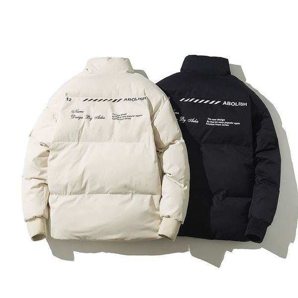 extfination winter new men's graphic printed parka woman thicken korean streetwear warm jackets man fashion clothing 210222, Black
extfination winter new men's graphic printed parka woman thicken korean streetwear warm jackets man fashion clothing 210222, Black
