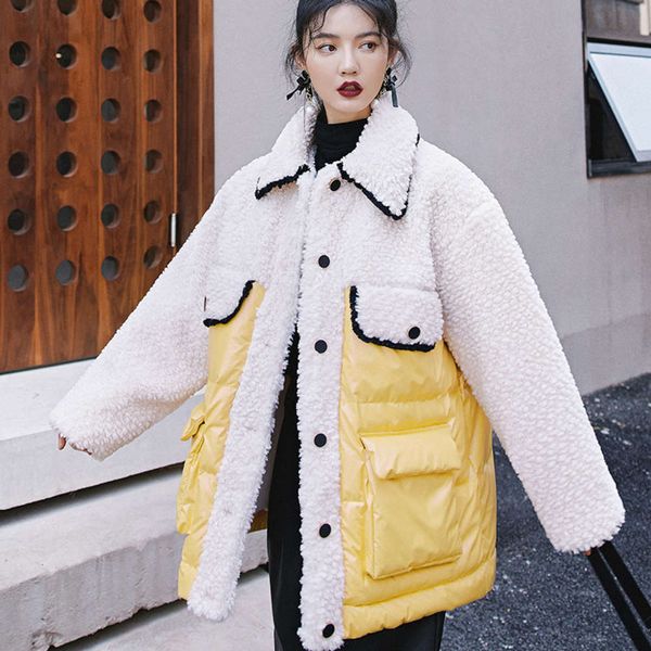 light luxurykorean womens winter jackets new temperament loose size women's light mature style m brand down parka for long coat duck br, Black
light luxurykorean womens winter jackets new temperament loose size women's light mature style m brand down parka for long coat duck br, Black