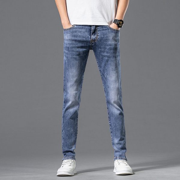 jeans 2021 summer fashion light color boys' straight tube loose simple atmosphere casual pants elastic long leggings, Blue
jeans 2021 summer fashion light color boys' straight tube loose simple atmosphere casual pants elastic long leggings, Blue