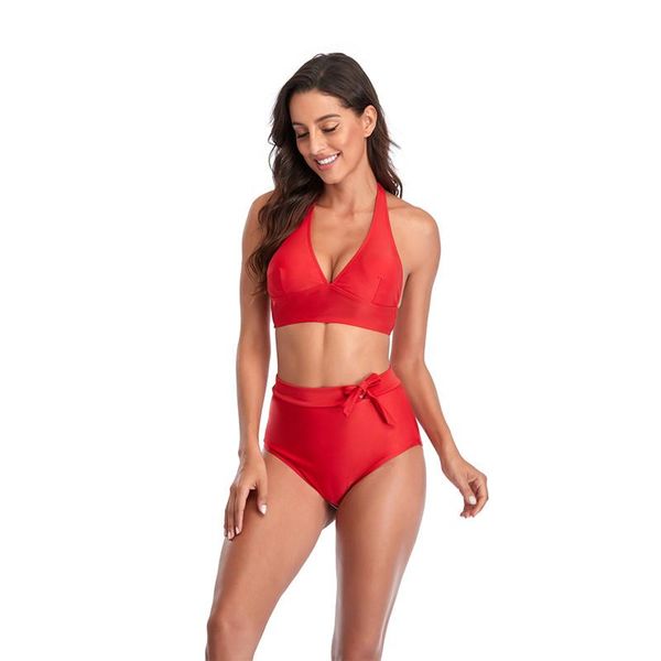 2021 new split bikini solid bow swimsuit woman's plus-size swimsuit trim trousers skinny skinsuit red black blue yellow
2021 new split bikini solid bow swimsuit woman's plus-size swimsuit trim trousers skinny skinsuit red black blue yellow