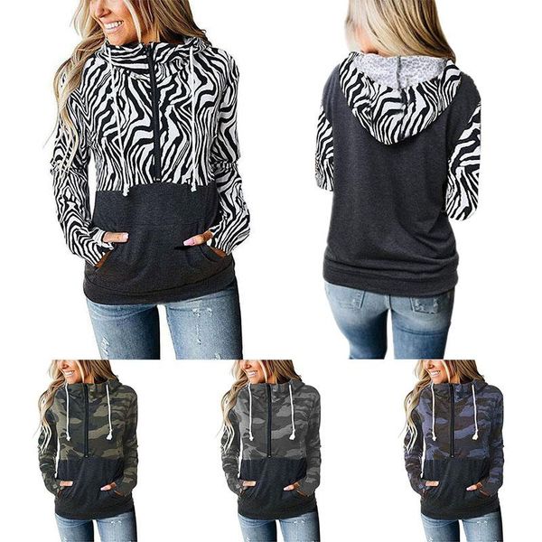 women's hoodies & sweatshirts women casual fashion sweatshirt camo jumper multicolor long sleeve 100% brand and zipper hood, Black
women's hoodies & sweatshirts women casual fashion sweatshirt camo jumper multicolor long sleeve 100% brand and zipper hood, Black