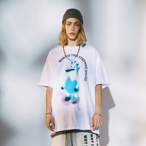 2021 new strange species print t-shirts hip hop streetwear tshirts men fashion summer casual short sleeve tees male 2ok8, White;black
2021 new strange species print t-shirts hip hop streetwear tshirts men fashion summer casual short sleeve tees male 2ok8, White;black